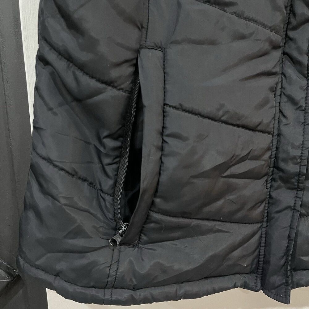 J America Women’s Ohio State Black Puffer Vest Size Small Varsity College - Picture 4 of 10